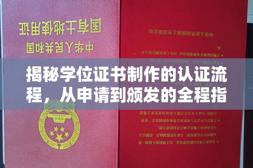 漳州揭秘学位证书制作的认证流程，从申请到颁发的全程指南