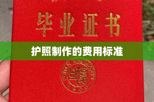 漳州护照制作的费用标准